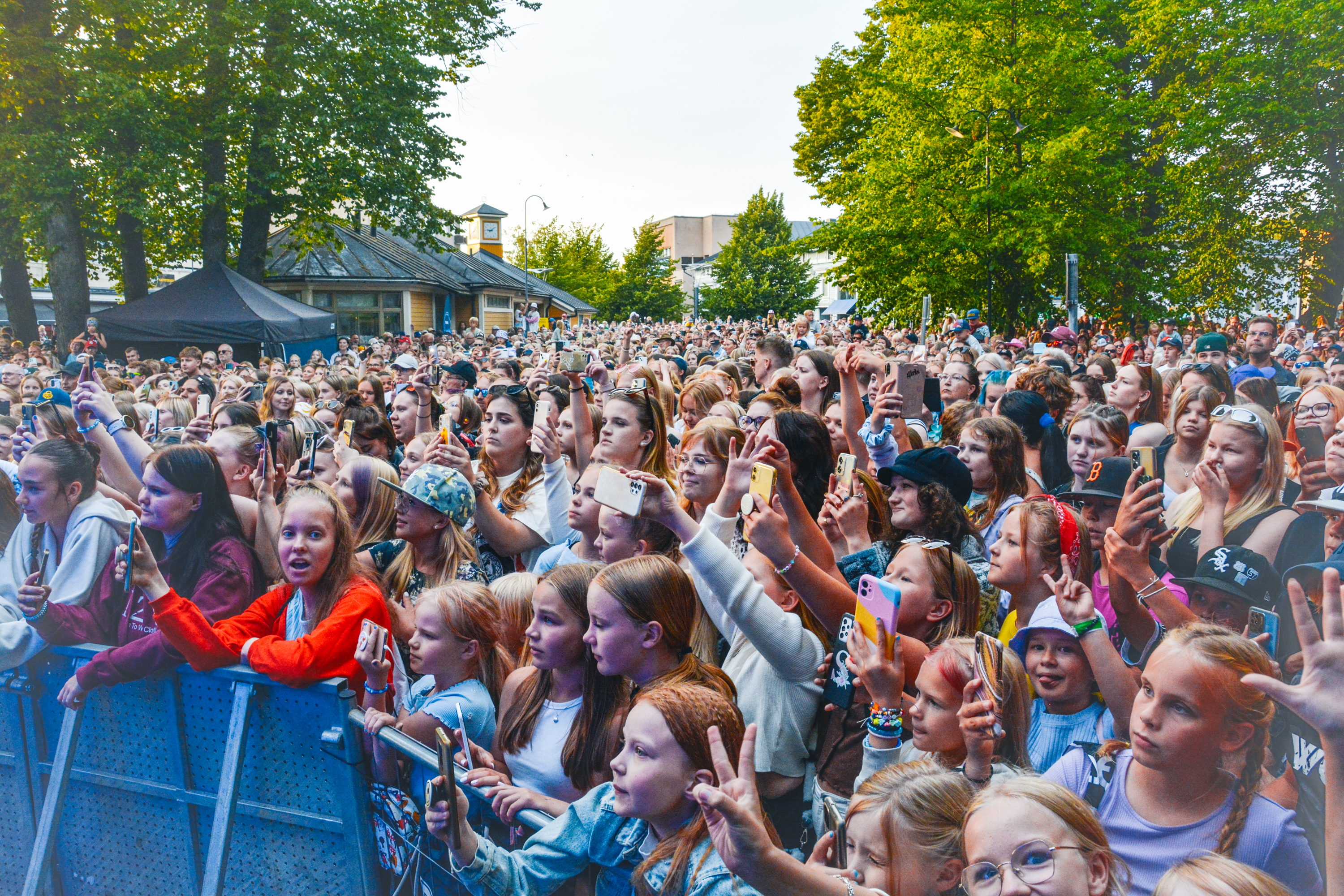 Audience in Savila park