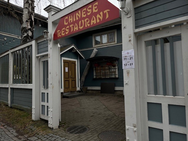 Chinese restaurant Min Yuan in Old Rauma.