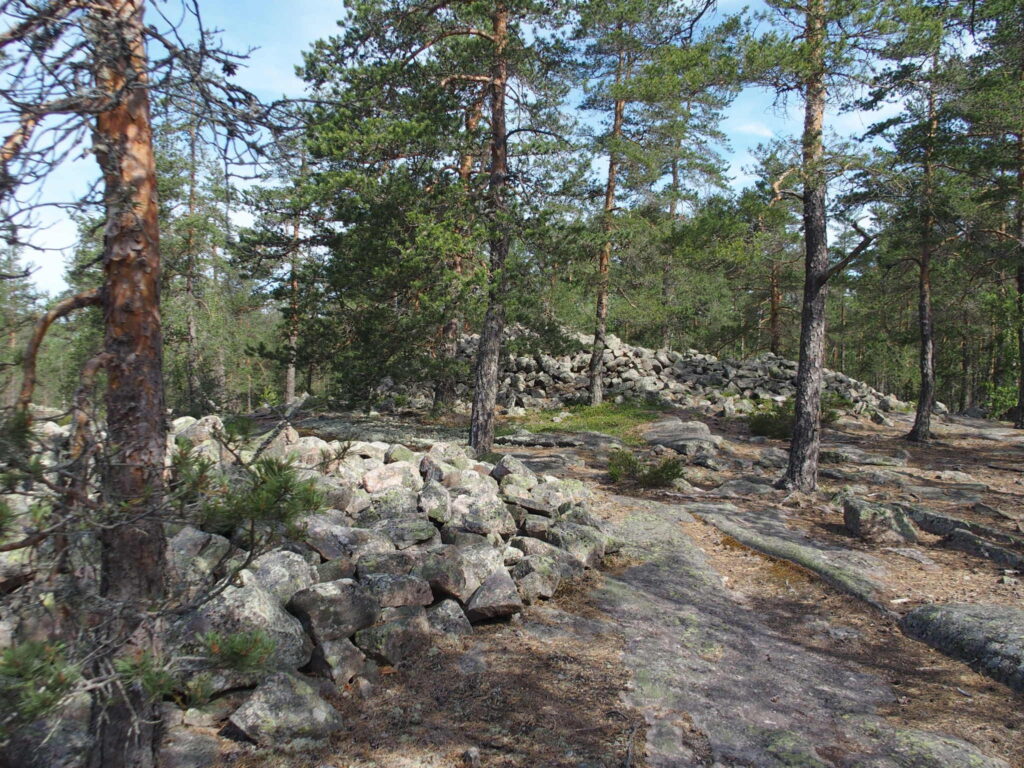 Landscape from the Sammallahdenmäki burial mound area.