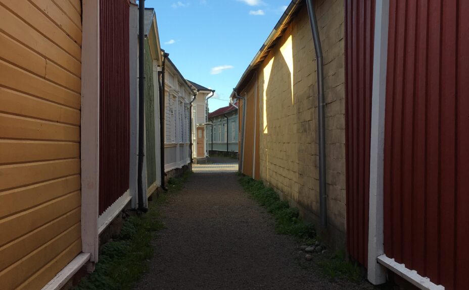 Street view from Old Rauma, Kitukränn.