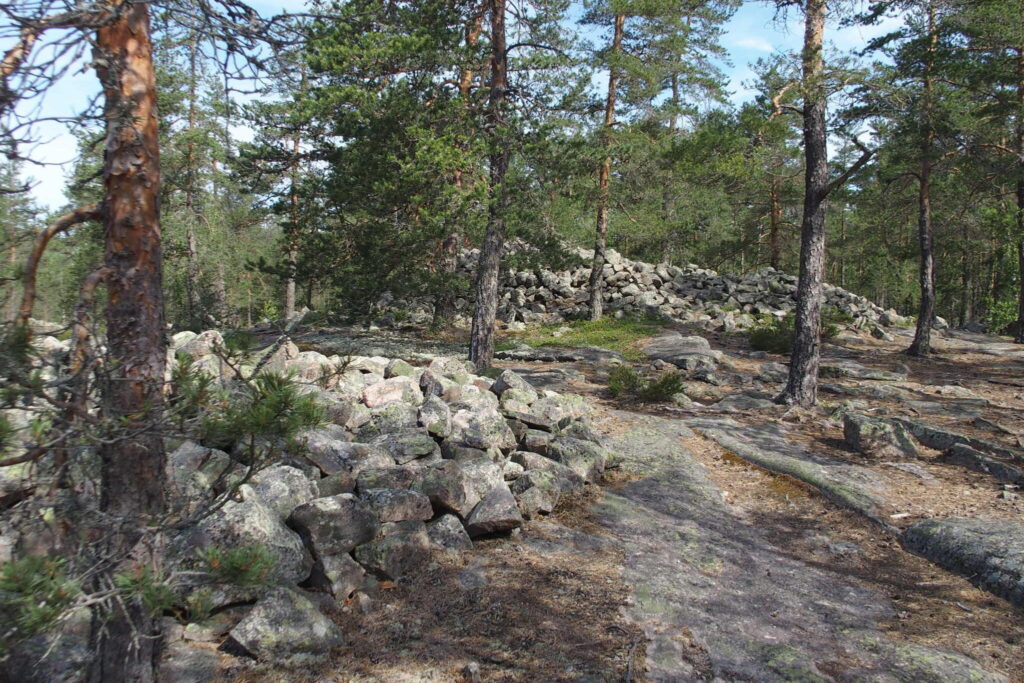 Landscape from the Sammallahdenmäki burial mound area.